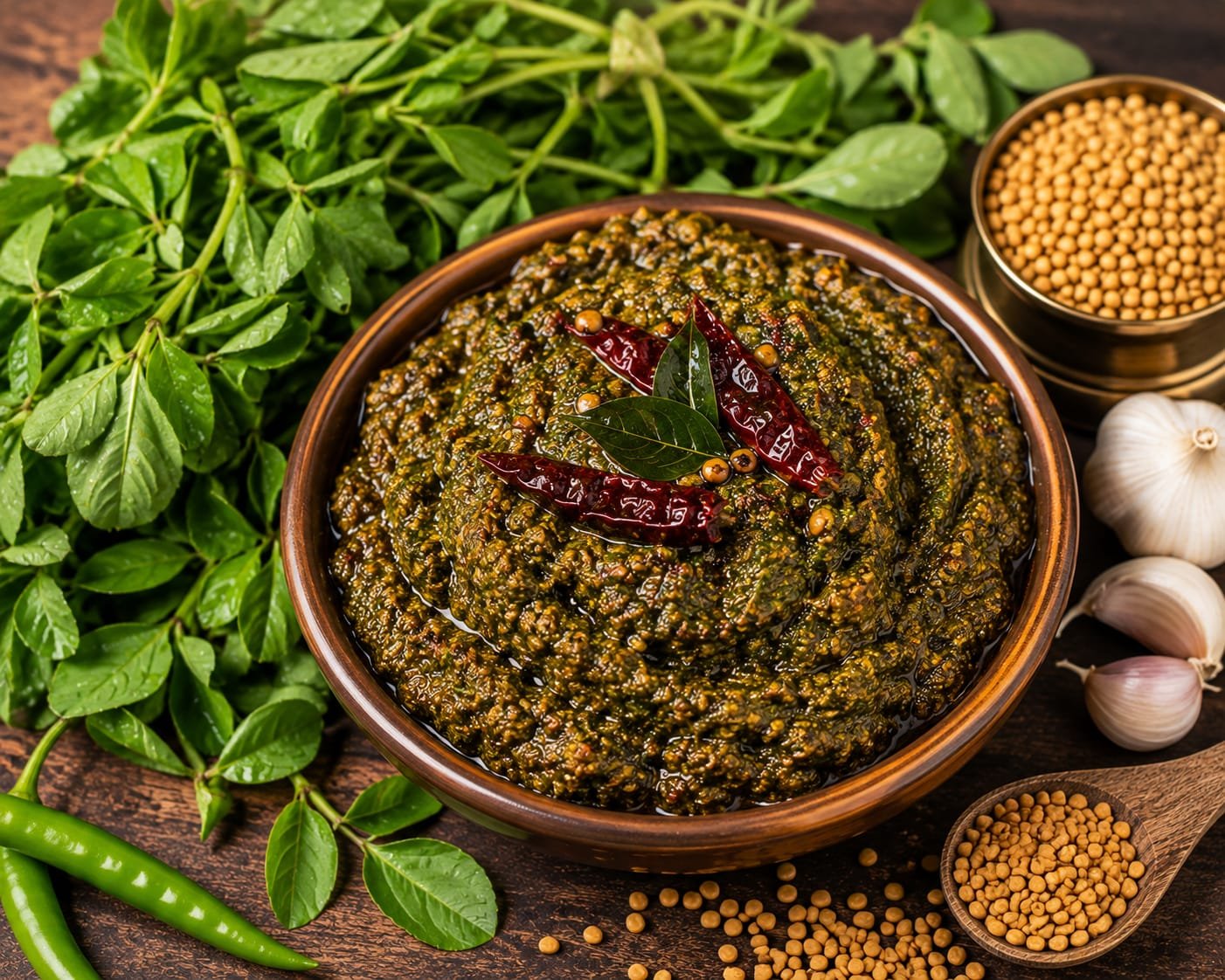 Fenugreek Leaves Pickle