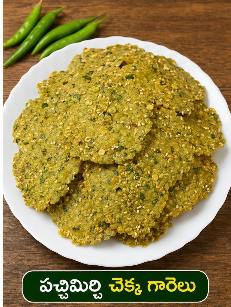 Pachchimirchi Cheka Garelu